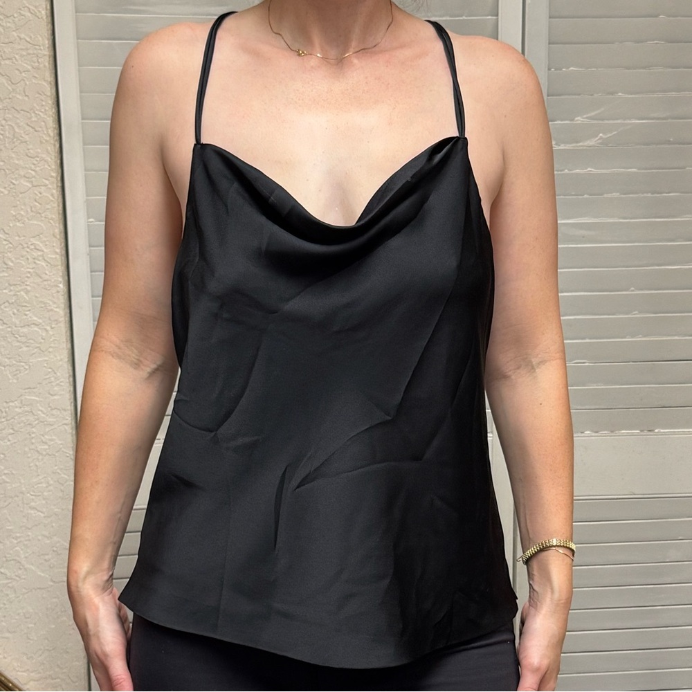 Abercrombie & Fitch Black Strappy Top